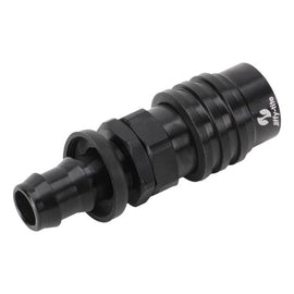 jiffytite #8 AN Push Lock Hose End Valved (Black)