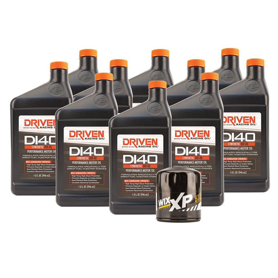 Kit de cambio de aceite DI40 de lubricantes Joe Gibbs para motores LT de 19 000 000 litros, 10 qt