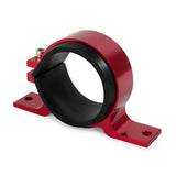 Fuel Pump Bracket; Aluminum Bosch 044 Style; Red