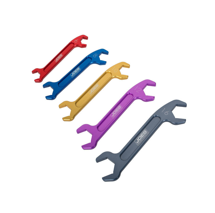 JOES Racing Products Aluminum Wrench Set Double Ended 6an-16an
