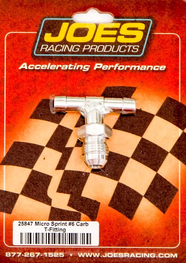 JOES Racing Products Carb Fitting -6an Fuel Line Mini Sprint