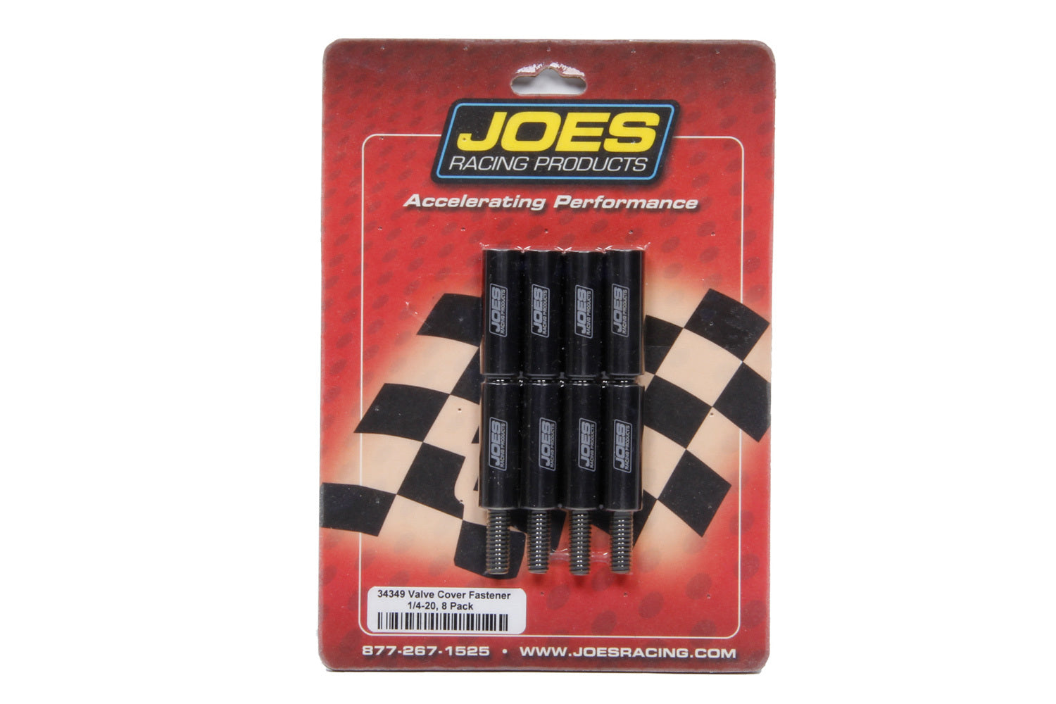 JOES Racing Products Aluminum Valve Cover Nut Kit w/ Studs 1/4-20 8pk