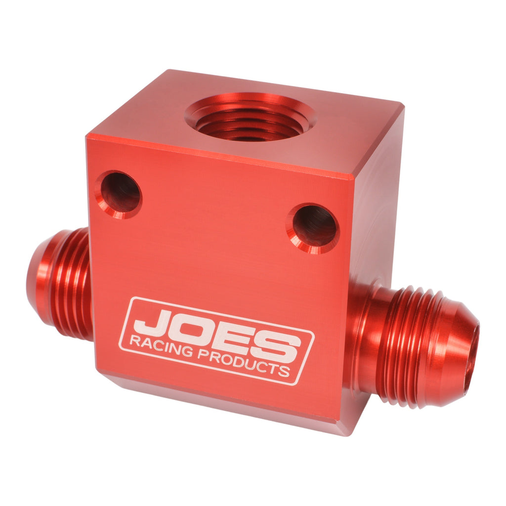 JOES Racing Products Inline Temperature Tee -12a w/1/2in NPT Port