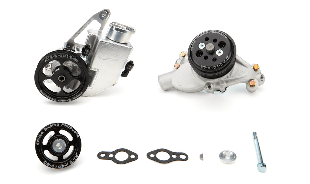 Jones Racing Products Serpentine Drive Kit SBC W/P/S & W/P 7500rpm