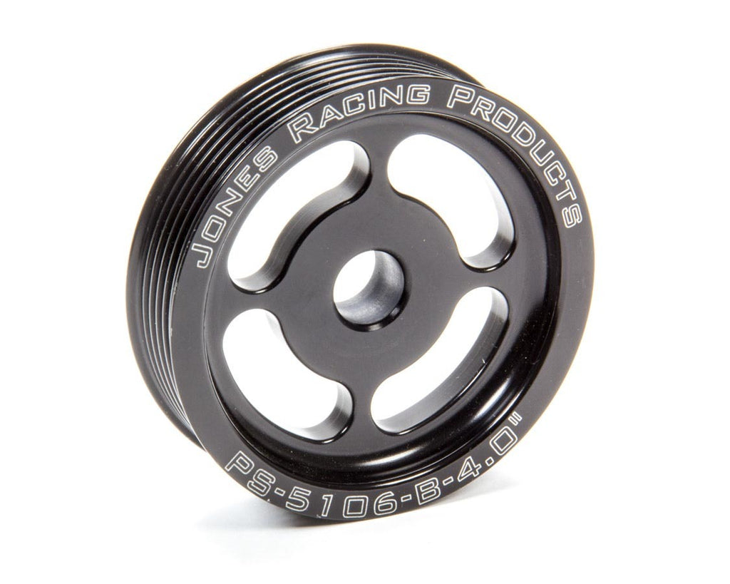 Jones Racing Products Power Steering Pulley Serpentine 4in