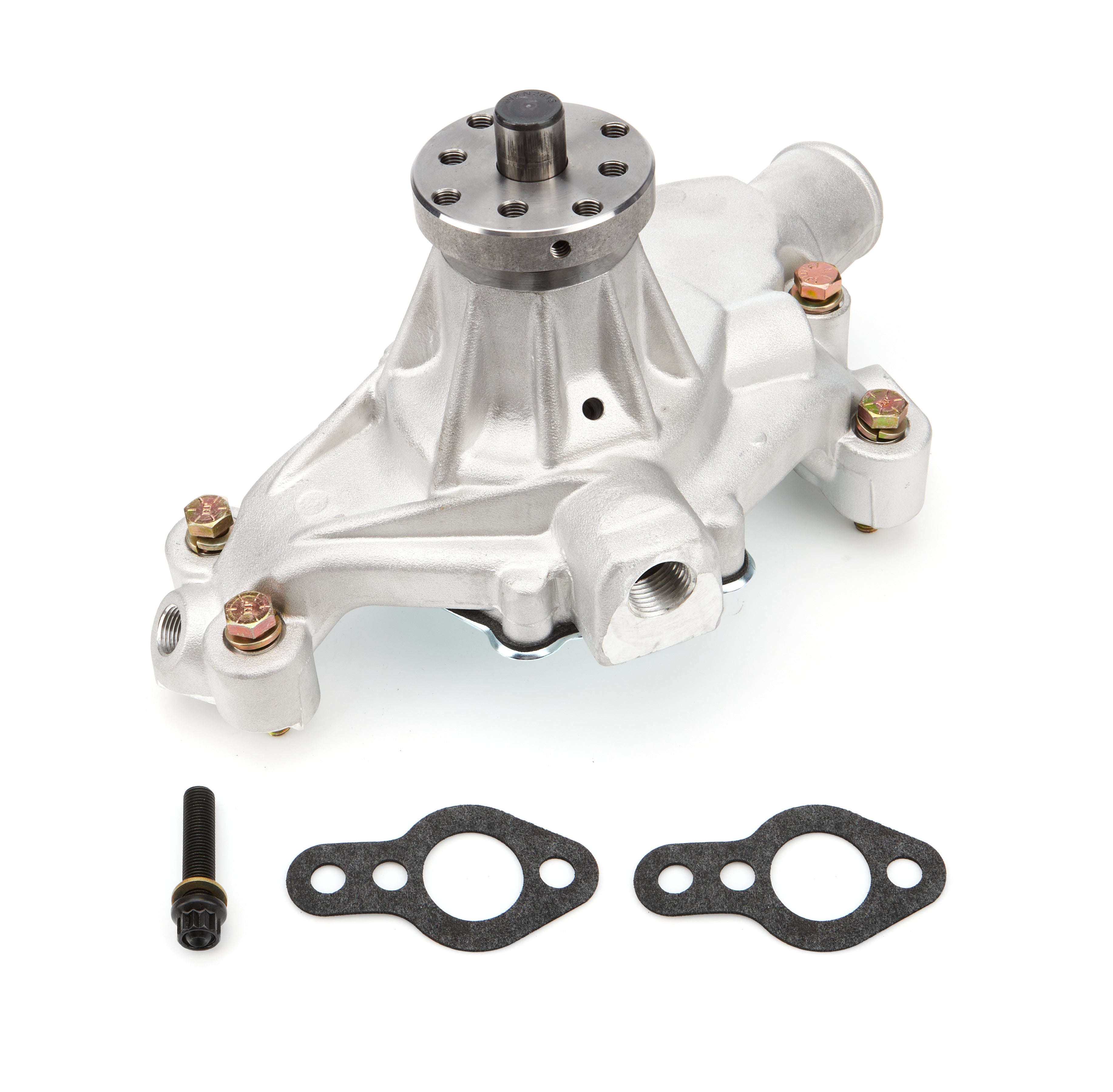 Jones Racing Products Water Pump SBC w. 3/8 Aux. Ports & Cam Stop
