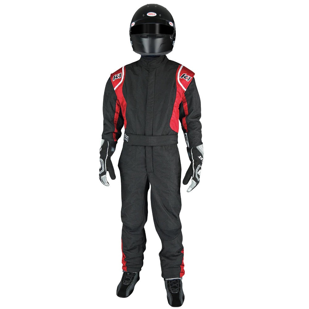 K1 RaceGear Suit Precision II 4X- Small Black/Red