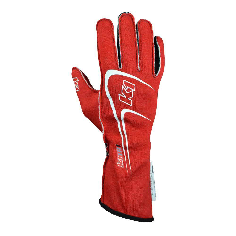 K1 RaceGear Glove Track 1 Red XX- Small Youth