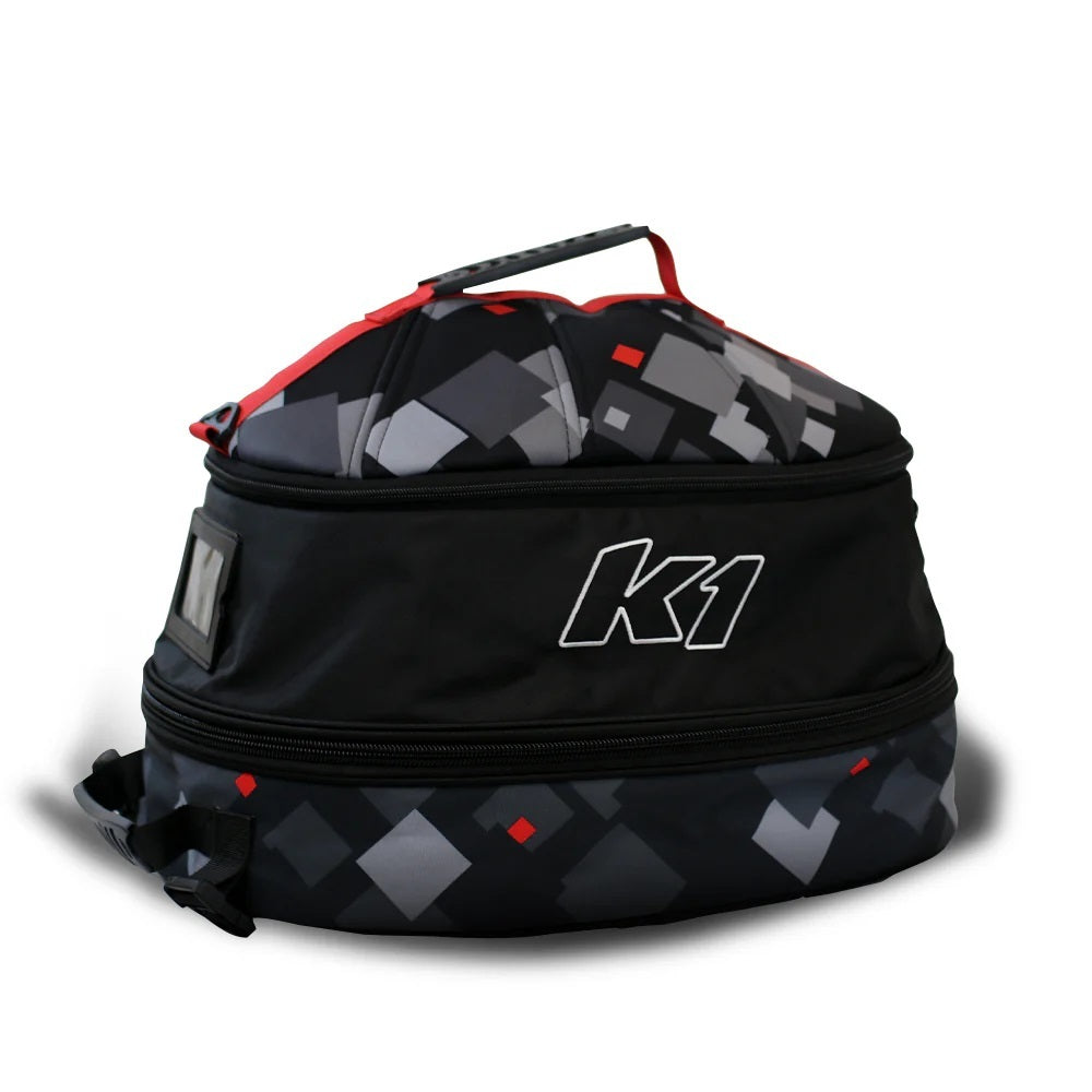 K1 RaceGear Helmet Bag Razor Lifestyle Black Red Grey