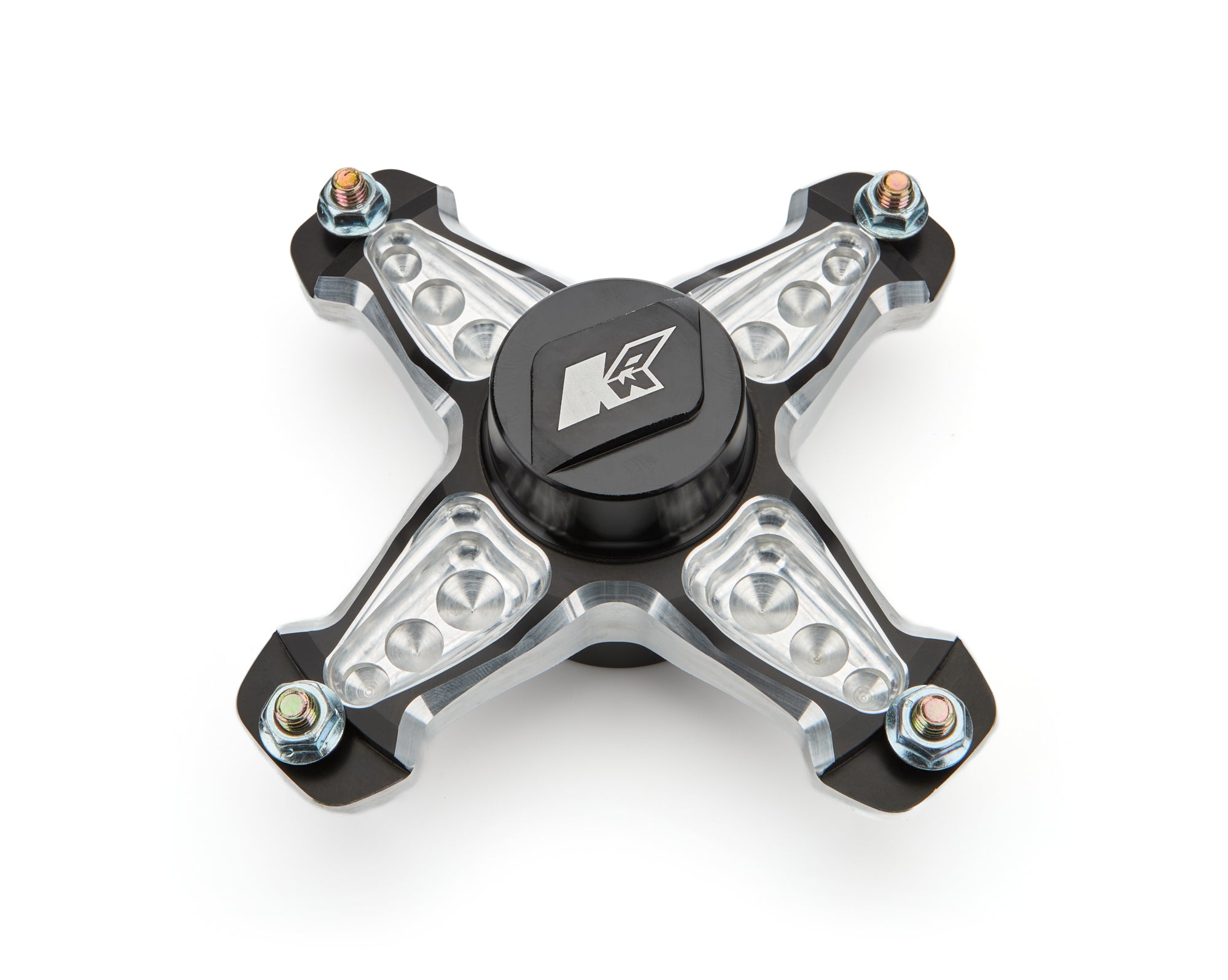 Keizer Aluminum Wheels Front Hub Blk Anod 4 Pin Micro w/Bearing Right