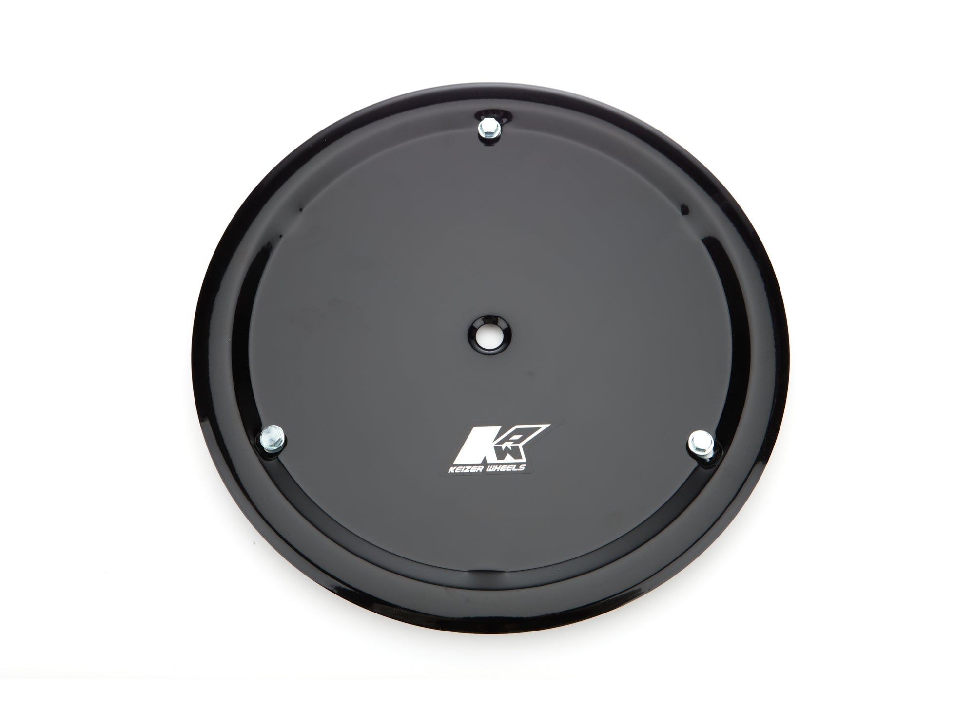 Keizer Aluminum Wheels Mudcover 15in Black w/3 5/16-18 Bolts