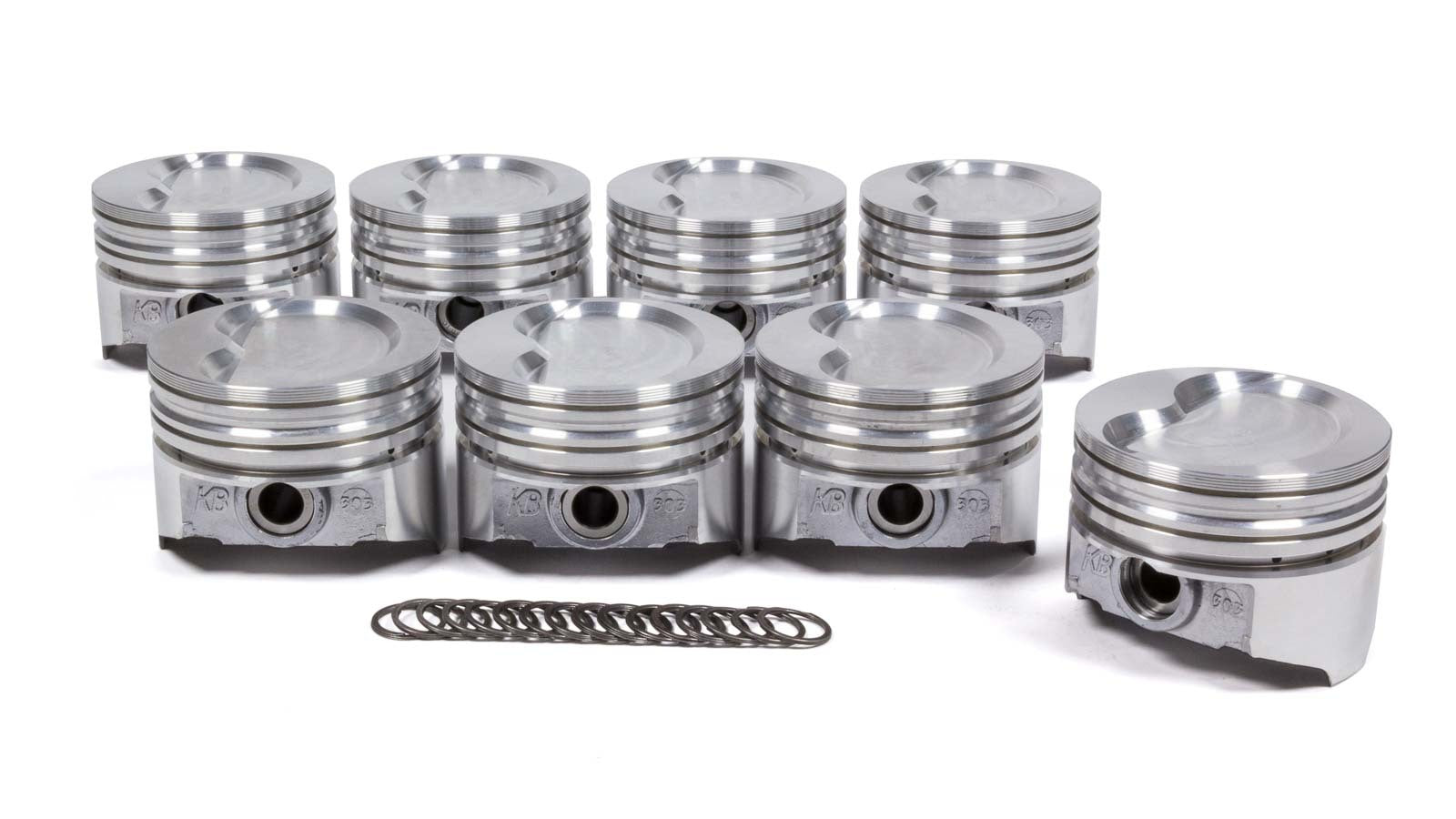 KB Hypereutectic Pistons SBF 351W D-Cup 2V Piston Set 4.030 Bore -19.5cc