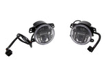 KC HiLiTES Jeep JK; Gravity LED G4 Clear Fog System SAE/ECE