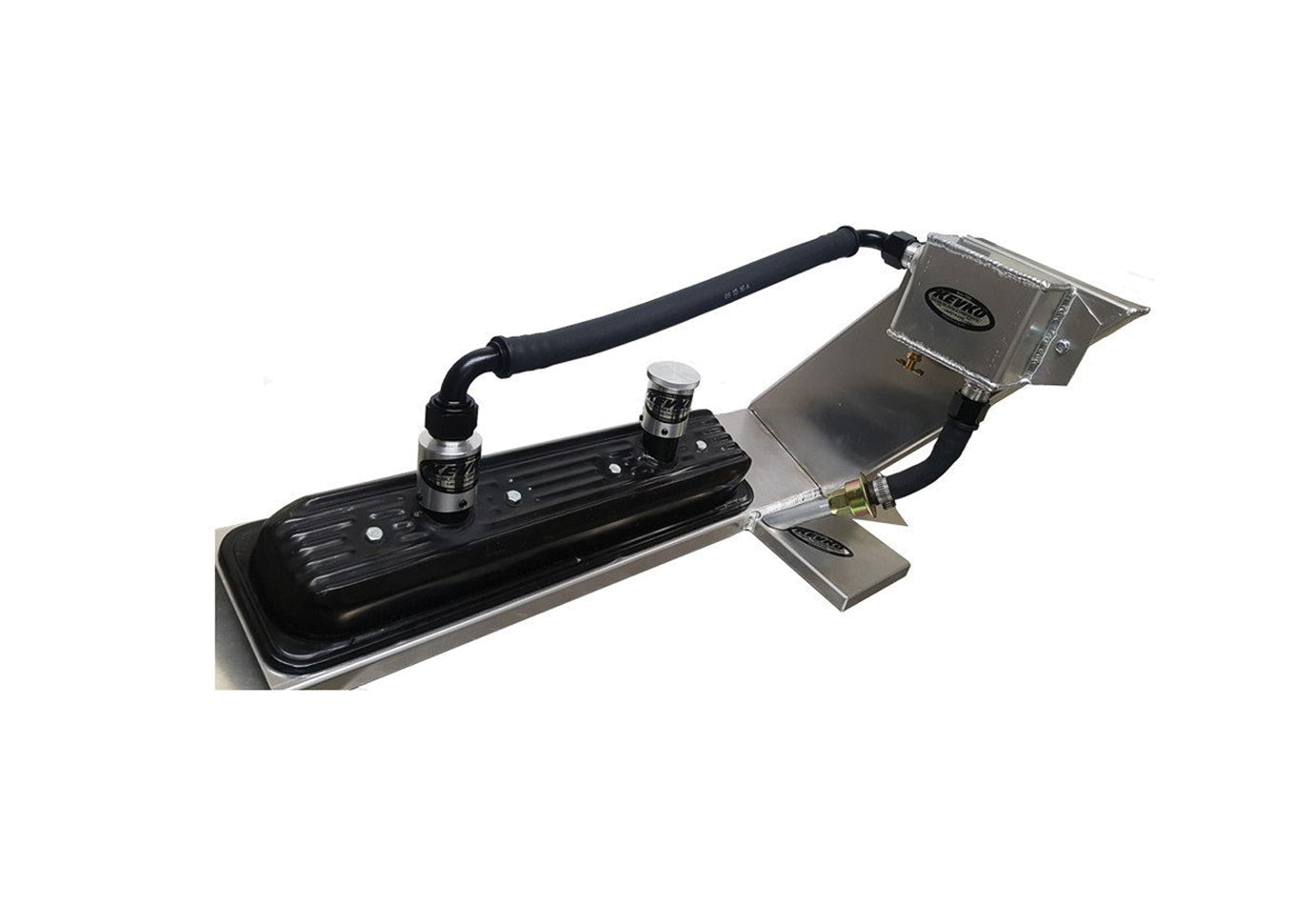 Kevko Racing Oil Pans and Components Alum Evac Tank Kit w/1-1/2in Slip ons