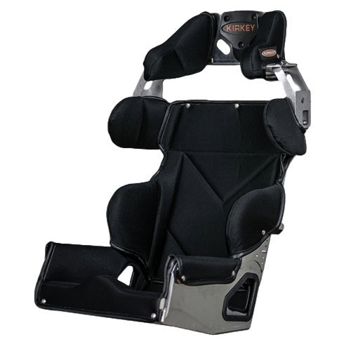 Kit de asiento Kirkey de aluminio de 14 pulgadas con funda para asiento para carreras en carretera