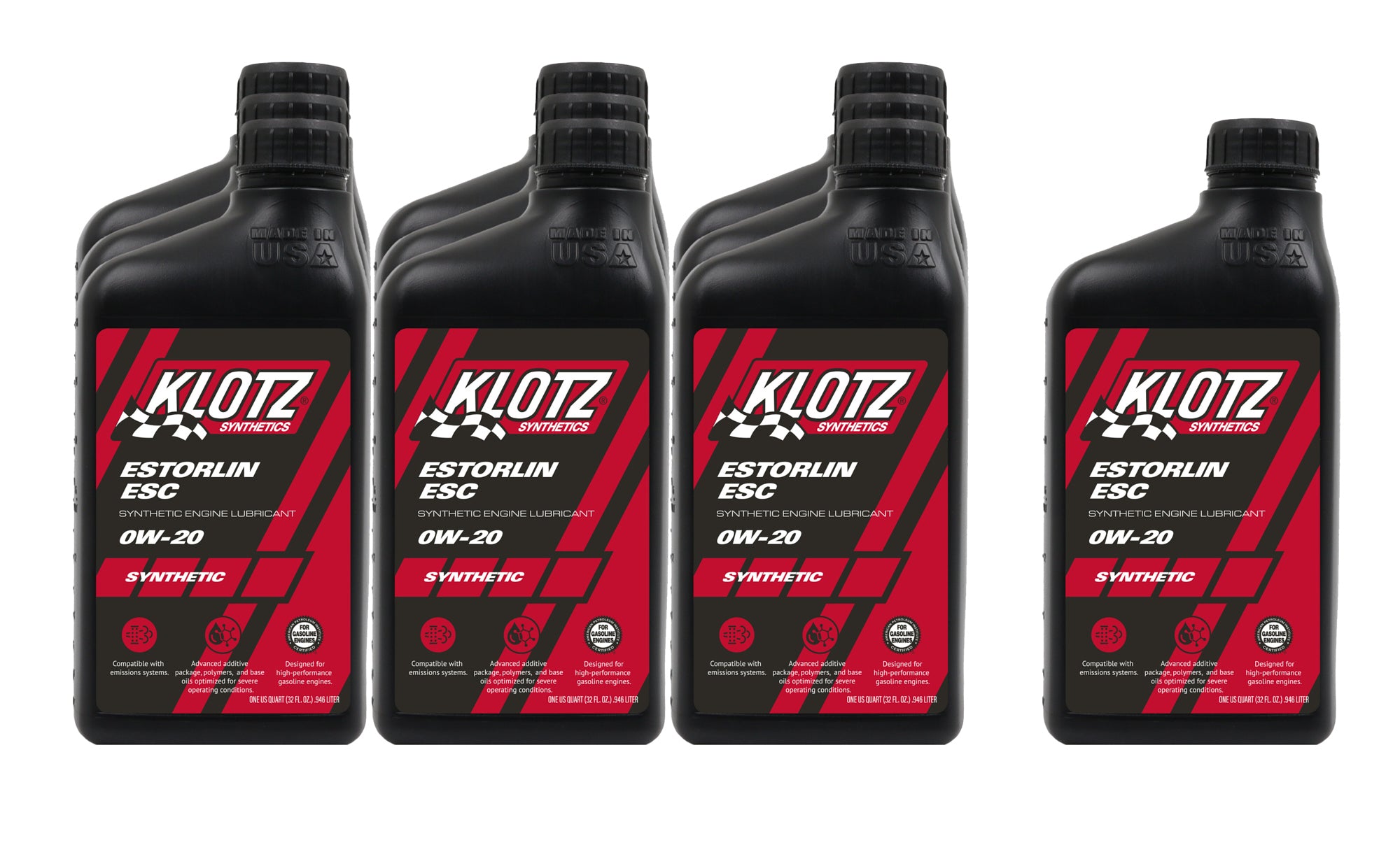 Klotz Oil Estorlin ESC 0W-20 Case 1 Quart