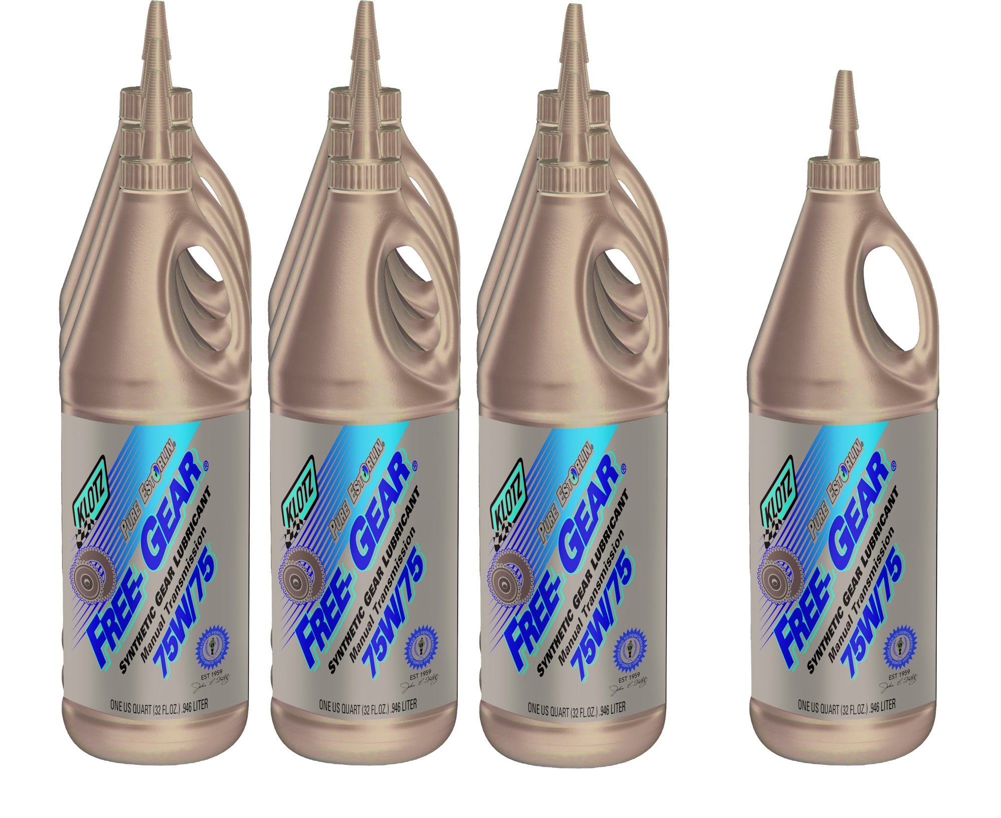 Klotz Oil Pure Estorlin Qualifier Trans Oil 75w75 Cs10x1Qt