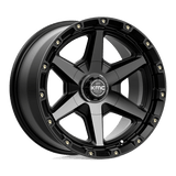 KM101 17X9 5X5.0/5.5 S-BLK GTCC -12MM