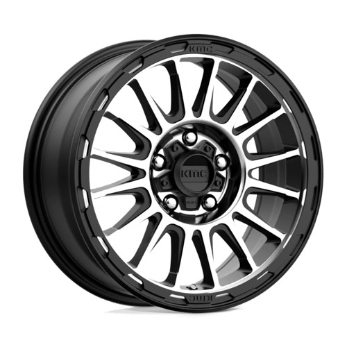 KM542 18X9 6X5.5 S-BLK MACH 00MM