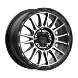 KM542 18X9 6X5.5 S-BLK MACH 00MM