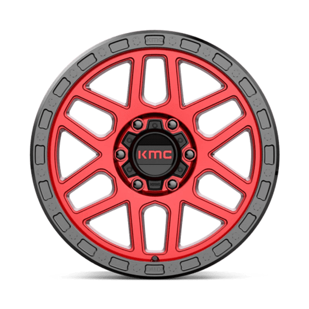 KMC Wheels KM544 17X9 6X5.5 C-RED BLK-LP 18MM