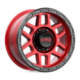 KM544 18X9 8X180 C-RED BLK-LP 18MM