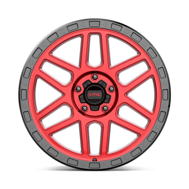KMC Wheels KM544 17X9 5X5.0 C-RED BLK-LP 18MM