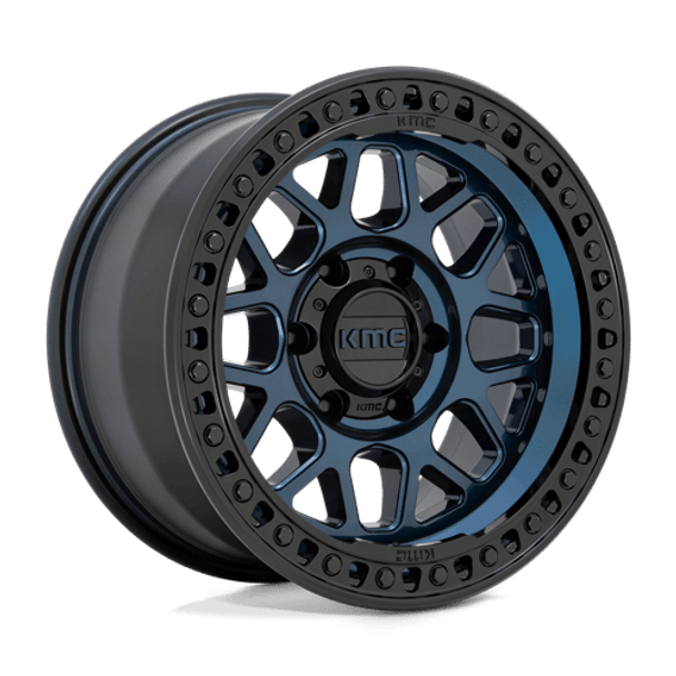 KM549 17X9 5X5.0 MN-BLUE GBLK-LP -12MM