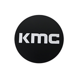 Tapa de llanta KMC Wheels KM704 con ajuste a presión - S-BLK LOGOTIPO BLANCO