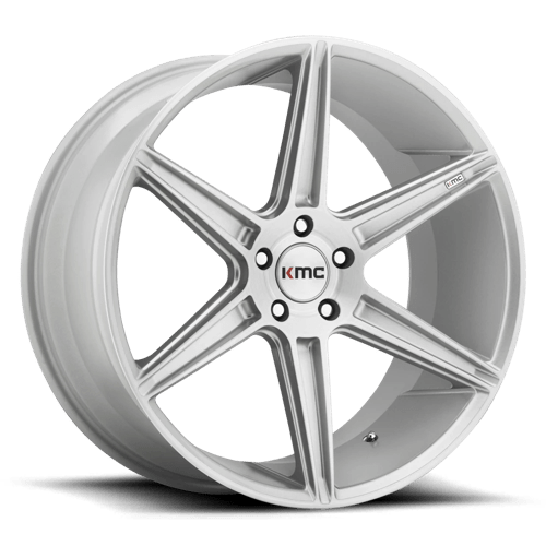 KM711 22X10.5 5X112 BRUSHED SLV 40MM