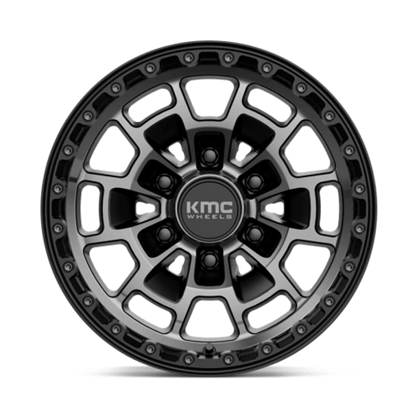 KMC Wheels KM718 16X8 6X120 S-BLK GTCC 00MM