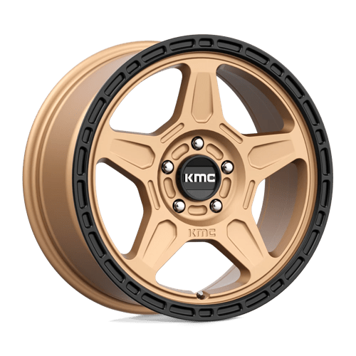 KM721 17X8 5X4.5 M-BRZ BLK LP 38MM