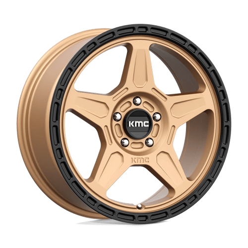 KM721 18X8 5X4.5 M-BRZ BLK LP 38MM