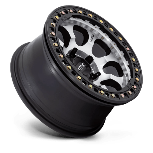 KMC Wheels KM237 17X9 BLANK MACH-FC-BLK -38MM (108-150)