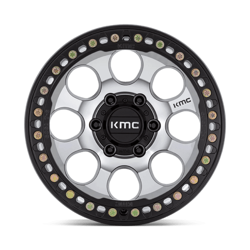 KMC Wheels KM237 17X9 BLANK MACH-FC-BLK -38MM (108-150)