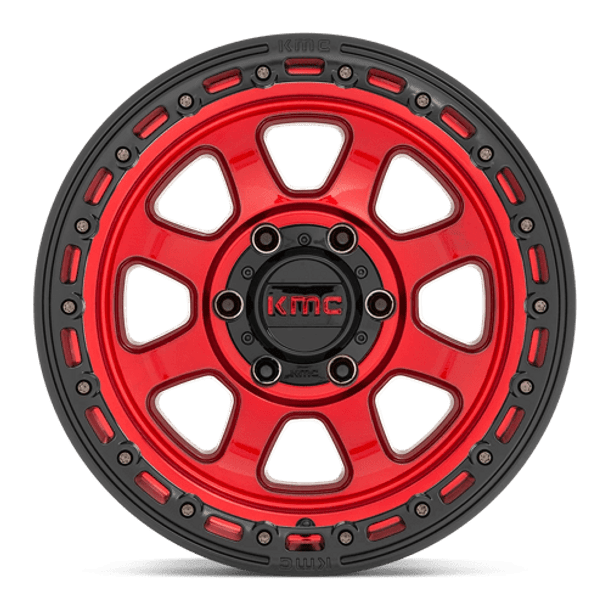 KMC Wheels KM548 20X9 6X135 C-RED BLK-LP 00MM