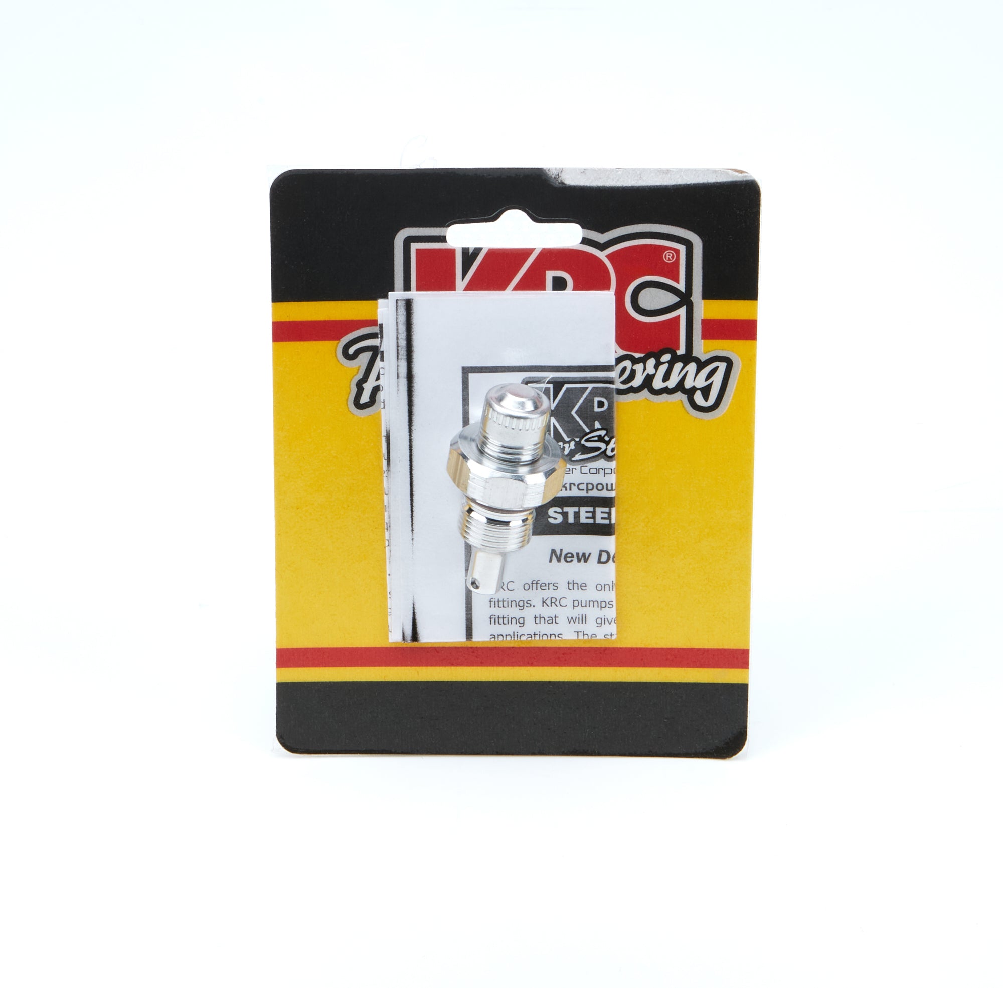 KRC Power Steering Alum Flow Valve -6an Male ID Blank