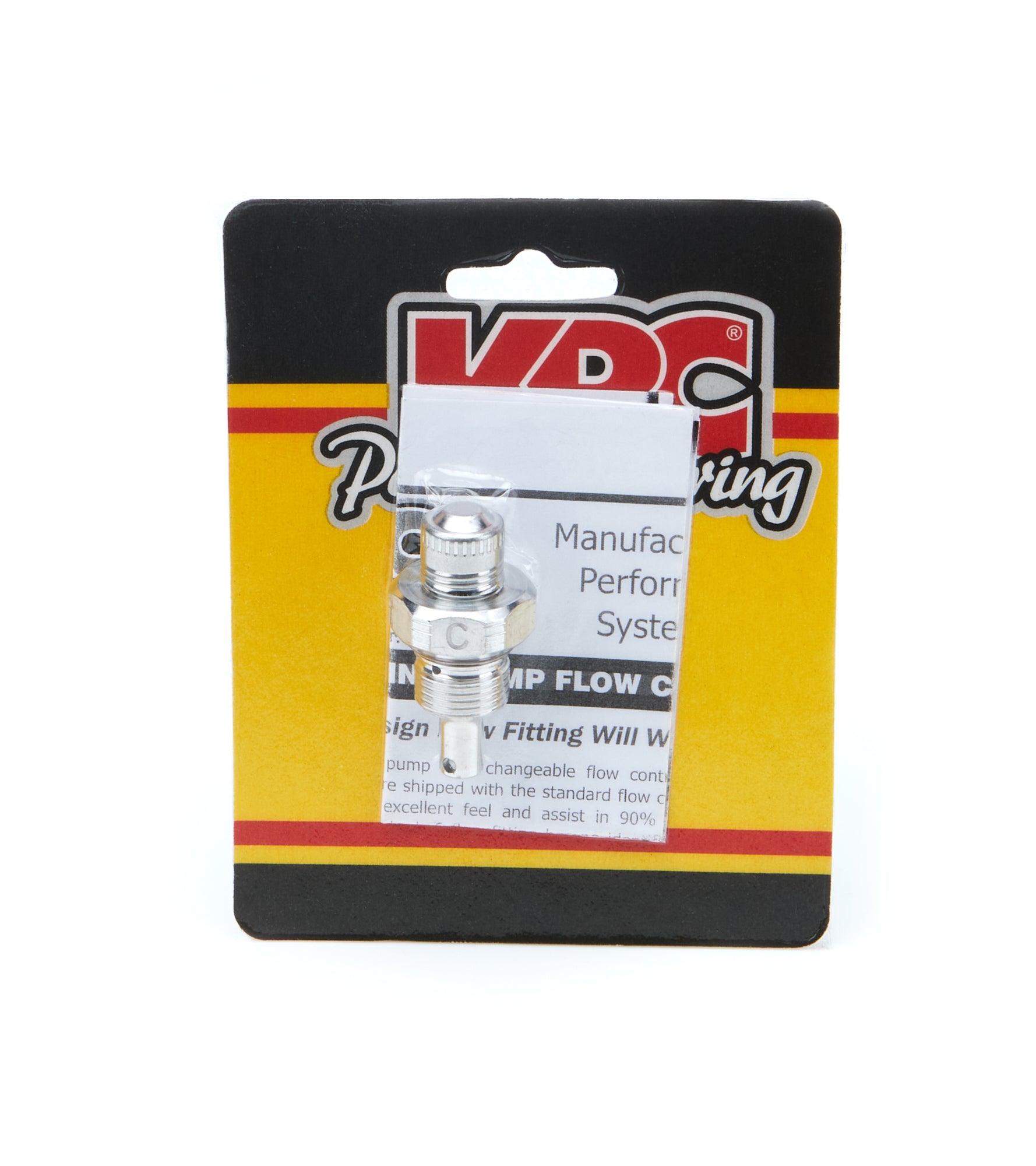 KRC Power Steering Alum Flow Valve -6an MALE ID - C