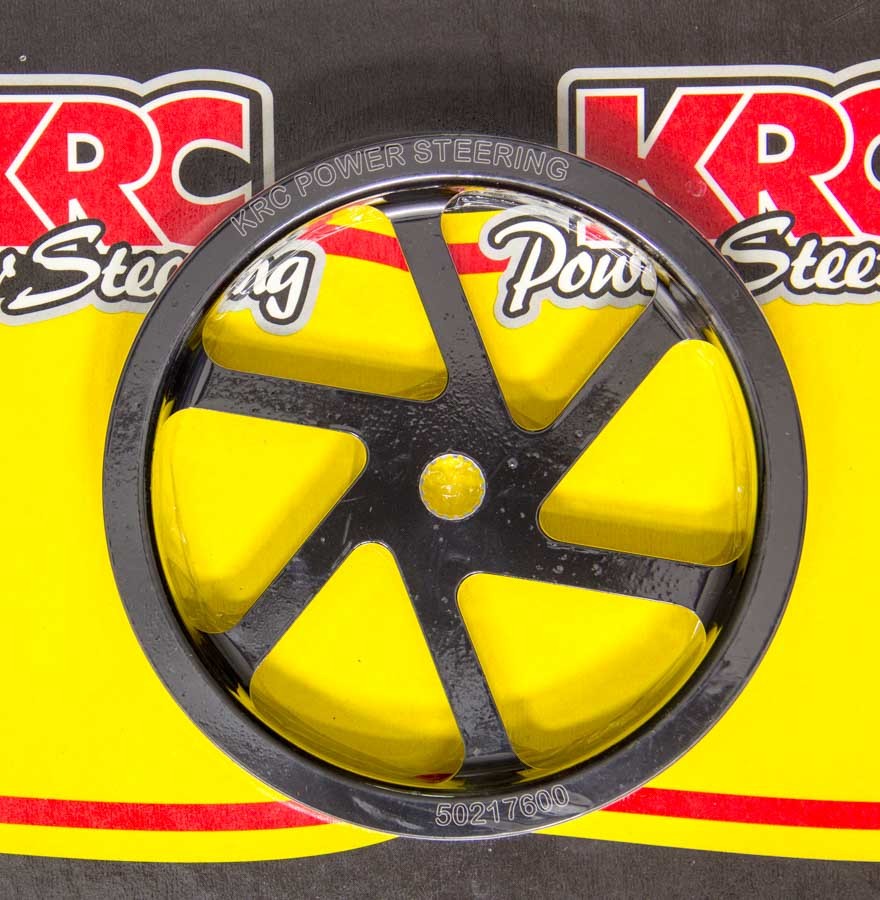 KRC Power Steering Pulley 6.0in Aluminum Serpentine Std. Offset