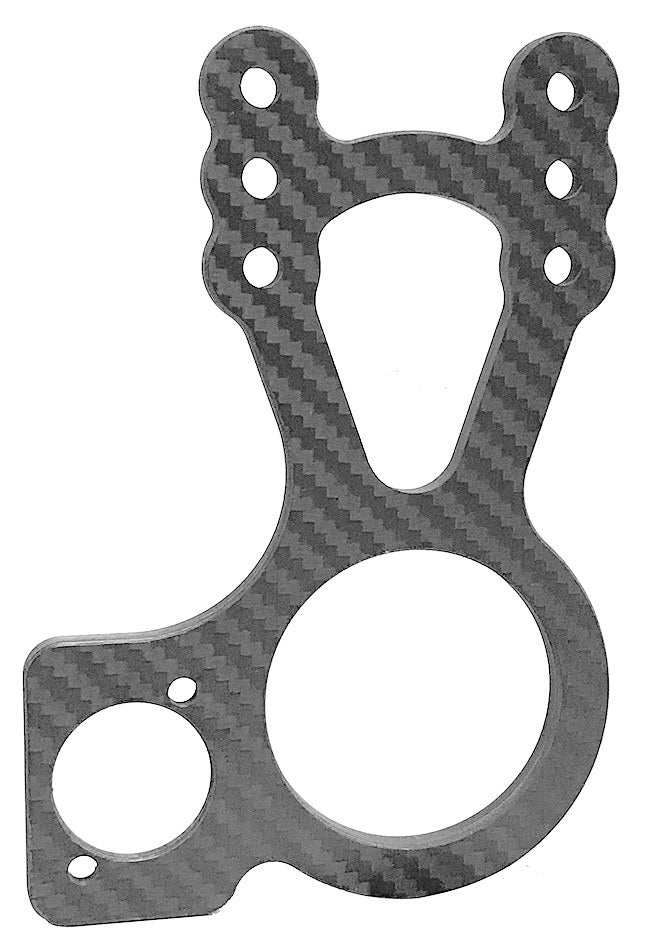 King Racing Products Carbon Steering Mount Left Side Shut Off