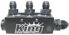 Cargar imagen en el visor de la galería, King Racing Products Fuel Block w/ Fittings