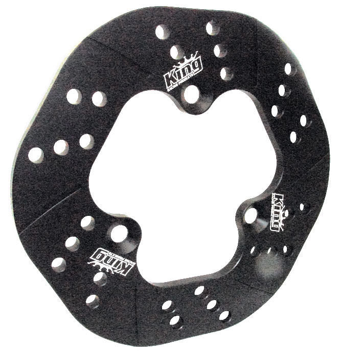 King Racing Products Brake Rotor Aluminum LF 10in Diameter 3 Bolt