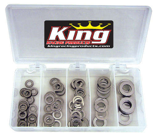 King Racing Products Stainless Washer Kit .030 145pc