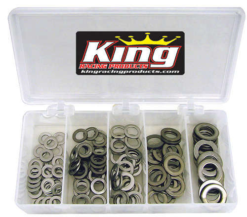 King Racing Products Stainless Washer Kit .060 145pc