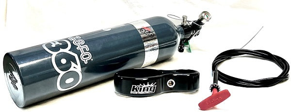 King Racing Products Fire Suppression System With Brackets