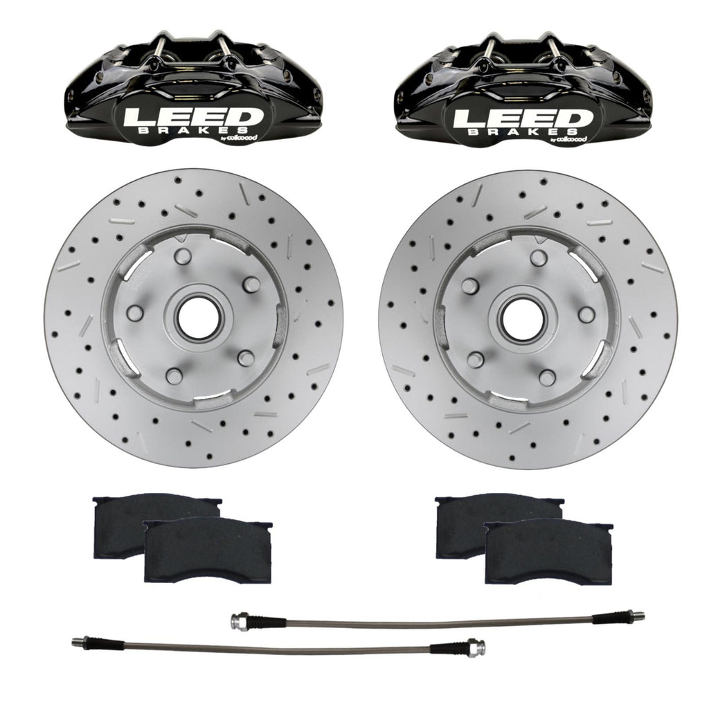 Leed Brakes 64-67 Mustang Brake Caliper/Pad/Rotor Kit