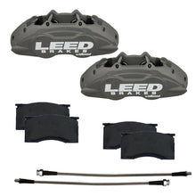 Cargar imagen en el visor de la galería, Leed Brakes 64-67 Mustang Brake Caliper/Pad Kit Anodized