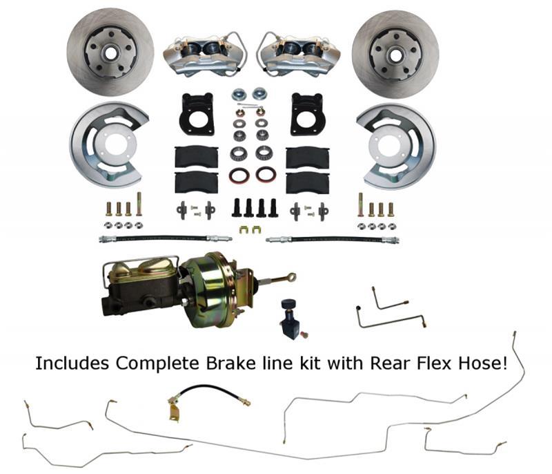 Leed Brakes 64-66 Mustang Power Conv ersion Brake Kit