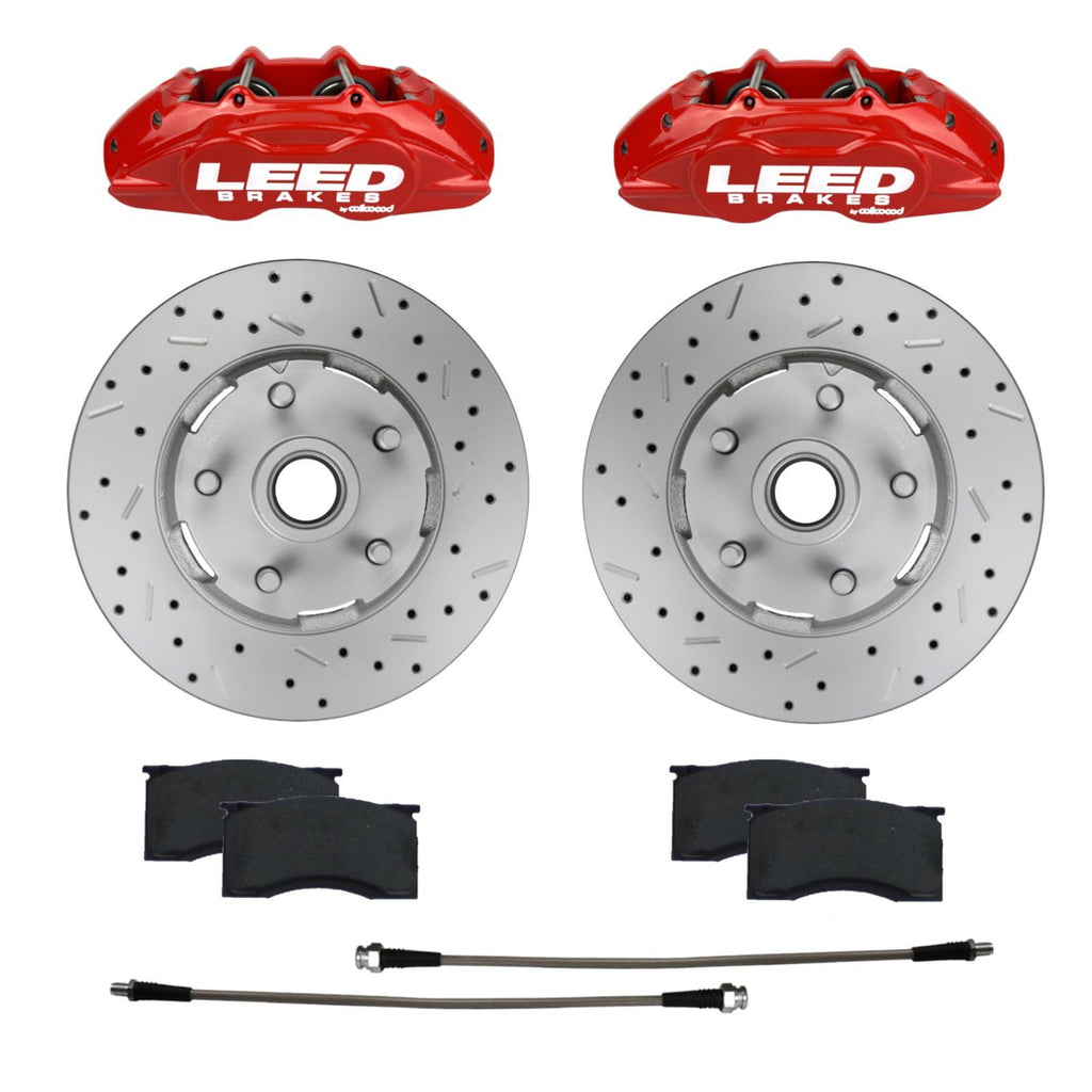 Leed Brakes 64-67 Mustang Brake Caliper/Pad/Rotor Kit