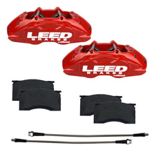 Load image into Gallery viewer, Leed Brakes 64-67 Mustang Brake Caliper/Pad Kit Red